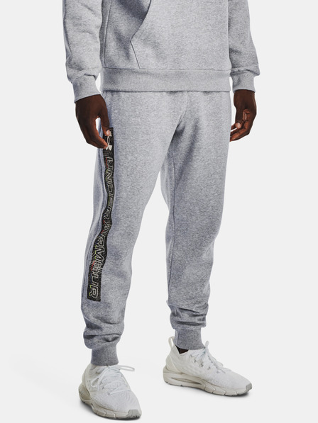 Under Armour Pánské tepláky Under Armour UA RIVAL FLC GRAPHIC JOGGER