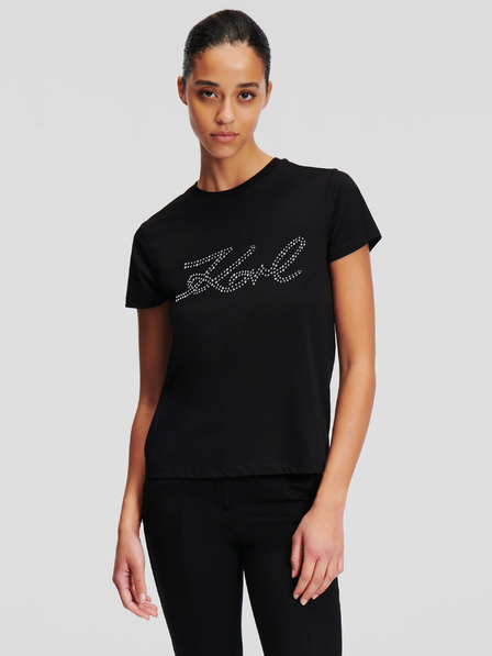 Karl Lagerfeld Rhinestone Logo Triko