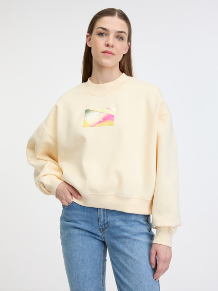 Calvin Klein Jeans Illuminated Box Logo Crew Neck Mikina