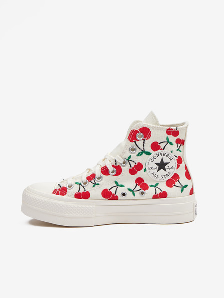 Converse Chuck Taylor All Star Lift Platform Cherries Tenisky