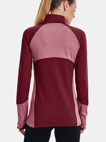 Under Armour UA ColdGear 1/2 Zip-RED Mikina