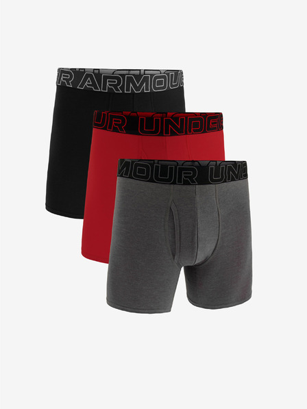 Under Armour M UA Perf Cotton 6in Boxerky 3 ks