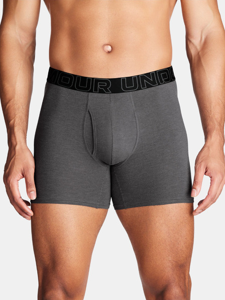 Under Armour M UA Perf Cotton 6in Boxerky 3 ks