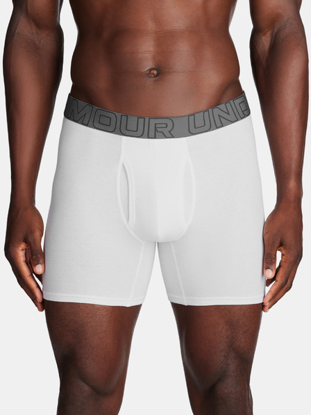 Under Armour UA Performance Cotton 6in Boxerky 3 ks