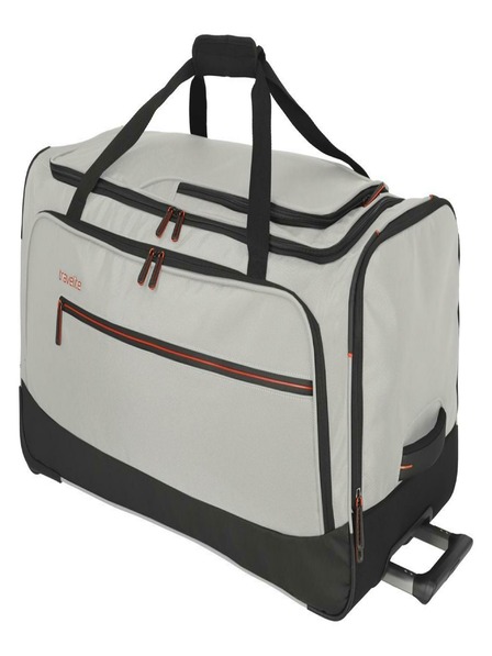 Travelite Crosslite 5.0 Wheeled Duffle L White Sand Taška