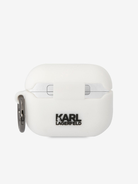 Karl Lagerfeld Airpods Pro White Pouzdro