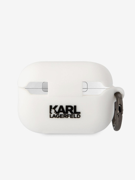 Karl Lagerfeld Airpods Pro 2 White Pouzdro