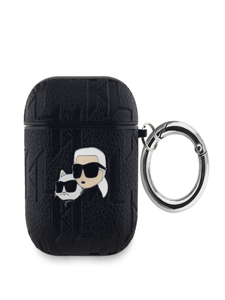 Karl Lagerfeld AirPods 1/2 Black Pouzdro