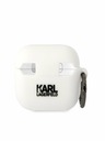 Karl Lagerfeld Airpods Pro 2 White Pouzdro