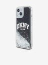 DKNY Liquid Glitter Arch Logo Zadní Kryt pro iPhone 14 Black DKNY