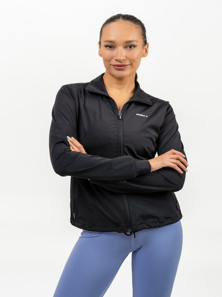 Nebbia Mikina na zip s odleskem SLEEK 481