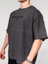 Nebbia Washed-off Oversized tričko NO SHORTCUTS 369