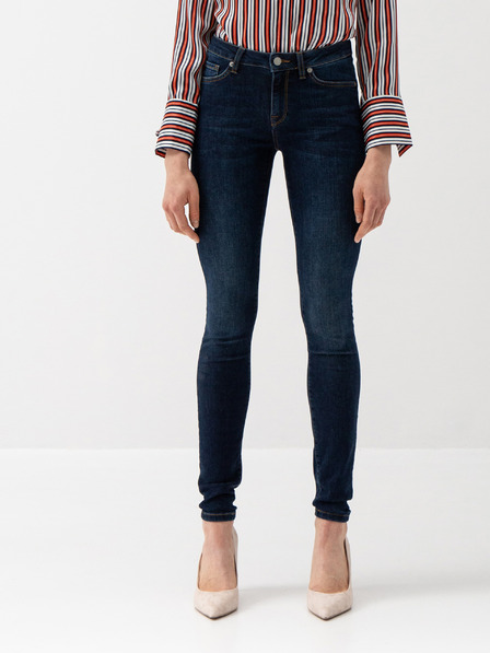 Selected Femme Tmavě modré skinny džíny Selected Femme