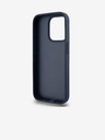 DKNY PU Leather Checkered Pattern and Stripe Zadní Kryt pro iPhone 15 Pro Max Blue DKNY