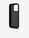 DKNY PU Leather Repeat Pattern Stack Logo Magsafe Zadní Kryt pro iPhone 13 Pro Black DKNY