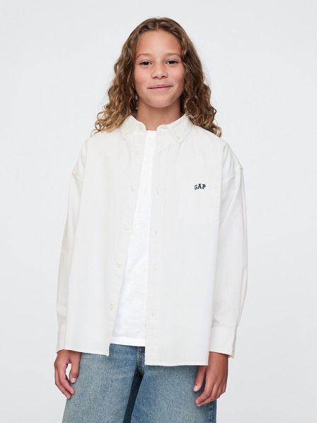 GAP Dětská oversize košile Oxford GAP