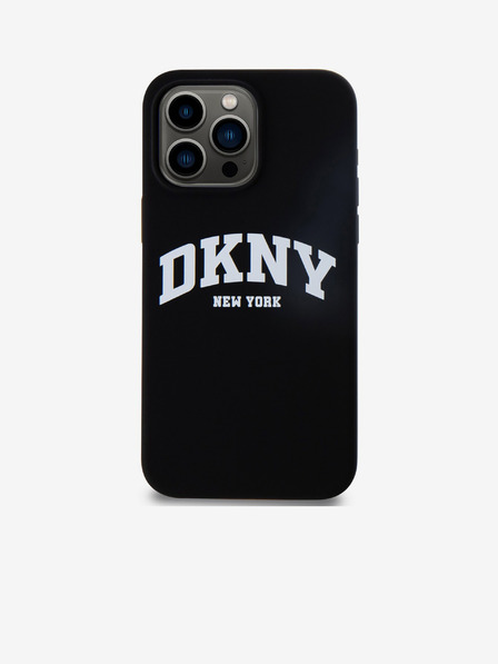 DKNY Liquid Silicone Arch Logo MagSafe Zadní Kryt pro iPhone 12/12 Pro Black DKNY