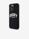 DKNY Liquid Silicone Arch Logo MagSafe Zadní Kryt pro iPhone 15 Pro Max Black DKNY