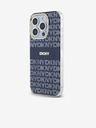 DKNY PC/TPU Repeat Pattern Tonal Stripe Magsafe Zadní Kryt pro iPhone 15 Pro Blue DKNY
