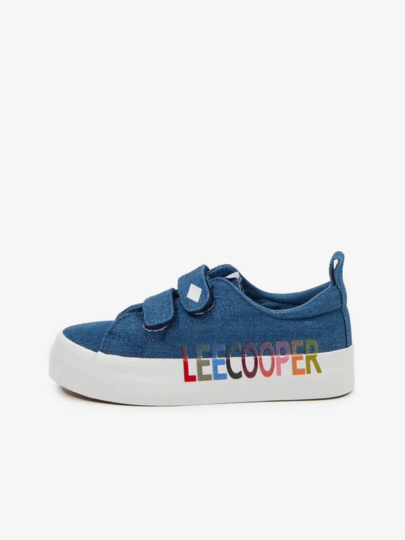 Lee Cooper Modré dětské vzorované tenisky Lee Cooper