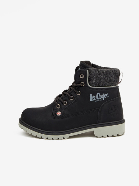 Lee Cooper Černé holčičí kotníkové boty Lee Cooper
