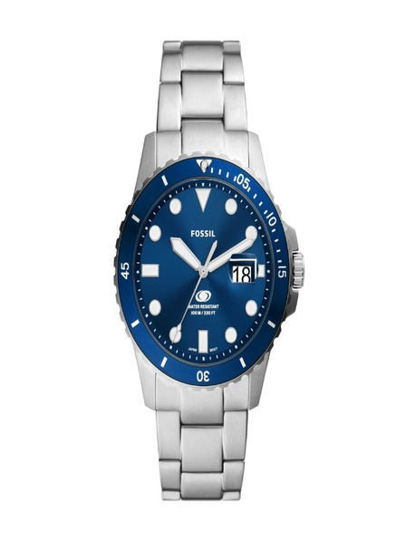 Fossil Pánské kulaté hodinky Fossil FOSSIL BLUE