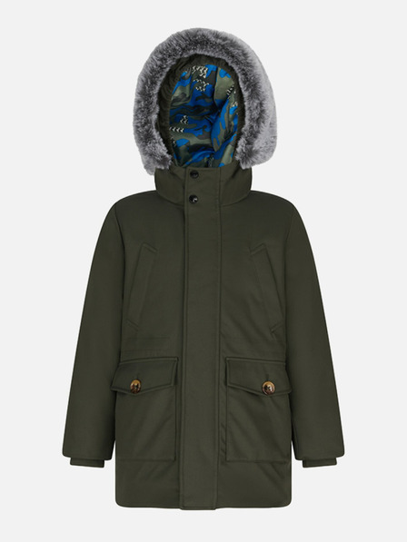 Geox Khaki chlapecká bunda Geox Norwolk