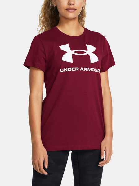 Under Armour Dámské tričko Under Armour UA Rival Logo SS-RED