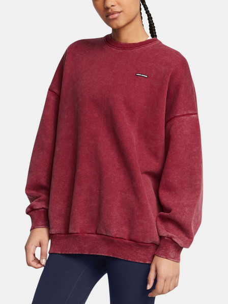 Under Armour Dámská mikina Under Armour UA Icon HWT Flc OS Crew-RED