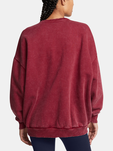Under Armour Dámská mikina Under Armour UA Icon HWT Flc OS Crew-RED
