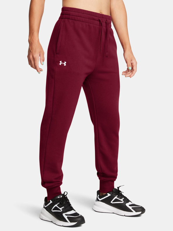 Under Armour Dámské tepláky Under Armour UA Rival Fleece Jogger-RED