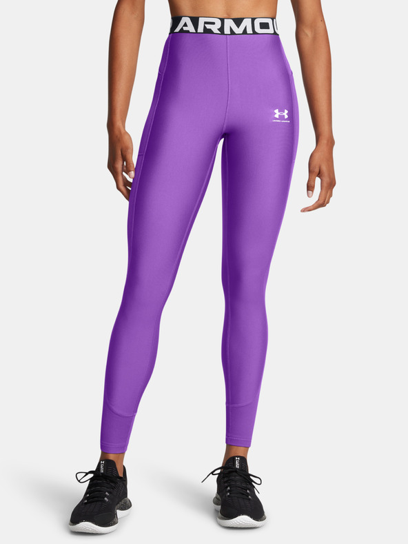 Under Armour Legíny Under Armour HeatGear Rib Legging-PPL