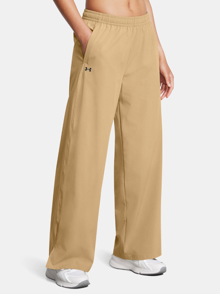 Under Armour Sportovní kalhoty Under Armour UA Rival Wide Leg Pant-BRN