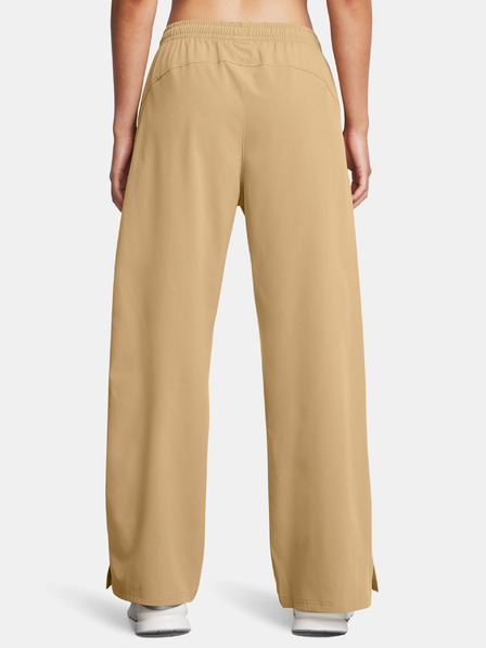 Under Armour Sportovní kalhoty Under Armour UA Rival Wide Leg Pant-BRN