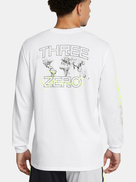 Under Armour Pánské tričko Under Armour Curry HW Verbiage LS Tee-WHT