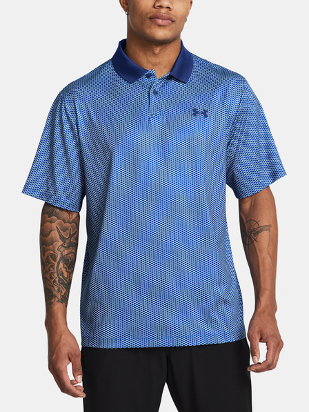 Under Armour Pánské tričko Under Armour UA Matchplay Printed Polo-BLU