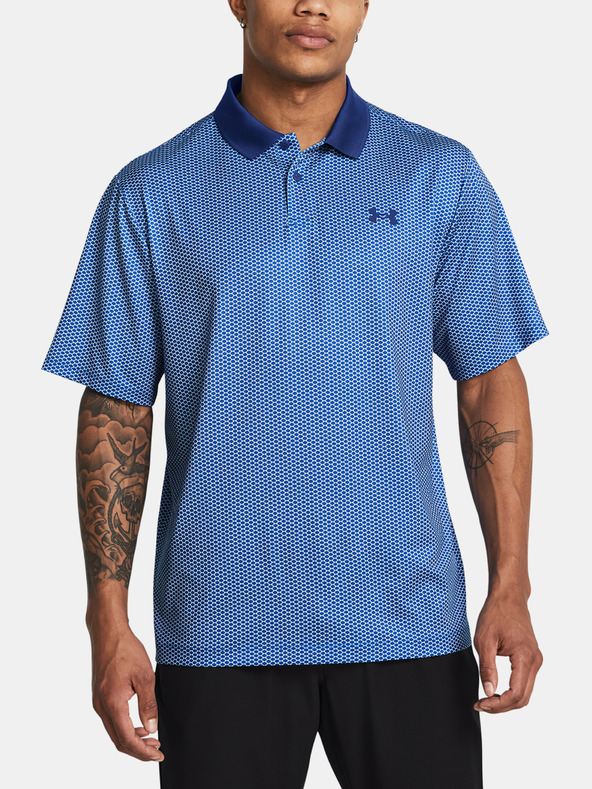 Under Armour Pánské tričko Under Armour UA Matchplay Printed Polo-BLU