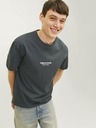 Jack & Jones Tmavě šedé pánské tričko Jack & Jones Vesterbro