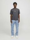 Jack & Jones Šedé pánské tričko Jack & Jones Vesterbro