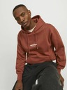 Jack & Jones Hnědá pánská mikina s kapucí Jack & Jones