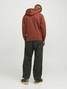 Jack & Jones Hnědá pánská mikina s kapucí Jack & Jones
