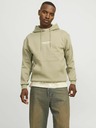 Jack & Jones Béžová pánská mikina s kapucí Jack & Jones JORVESTERBRO