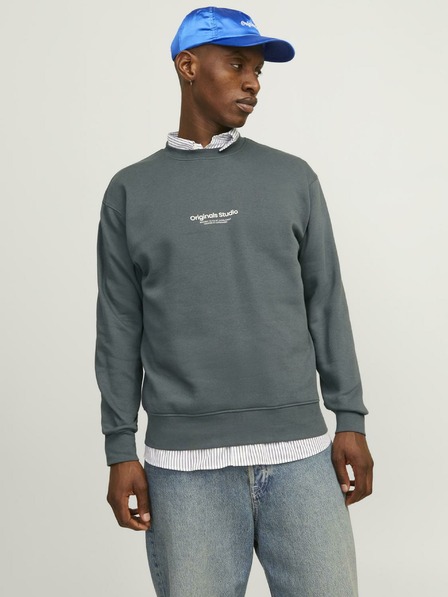 Jack & Jones Šedá pánská mikina Jack & Jones