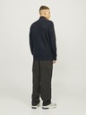 Jack & Jones Tmavě modrý pánský svetr na zip Jack & Jones Lewis