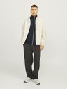 Jack & Jones Tmavě modrý pánský svetr na zip Jack & Jones Lewis