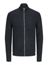 Jack & Jones Tmavě modrý pánský svetr na zip Jack & Jones Lewis