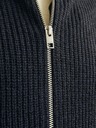 Jack & Jones Tmavě modrý pánský svetr na zip Jack & Jones Lewis