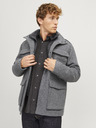 Jack & Jones Šedá pánská bunda Jack & Jones