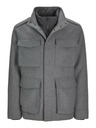 Jack & Jones Šedá pánská bunda Jack & Jones