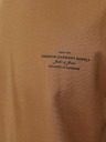Jack & Jones Hnědé pánské tričko Jack & Jones